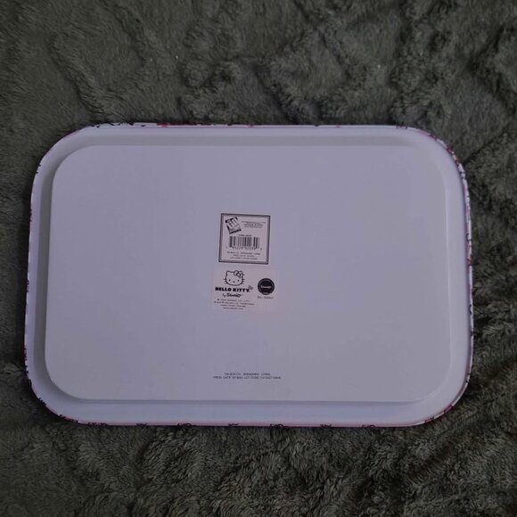Hello Kitty Metal Tray Sanrio L.13.5"xW.9.25" Tin Tray Brand New - Picture 2 of 2